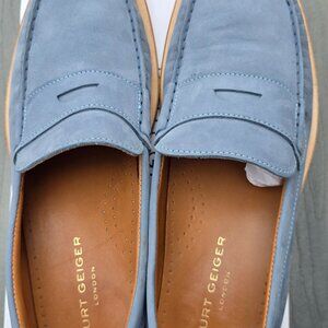 Kurt Geiger Light Blue Suede Loafer